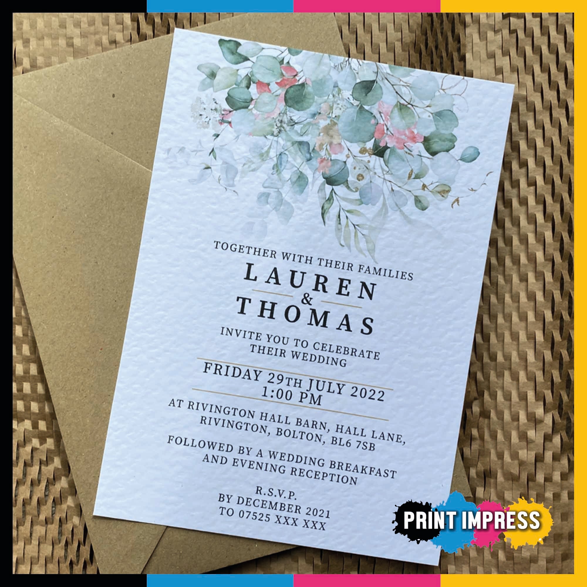 5 Invitations A5 Invitations | Events | Parties | Launch Events