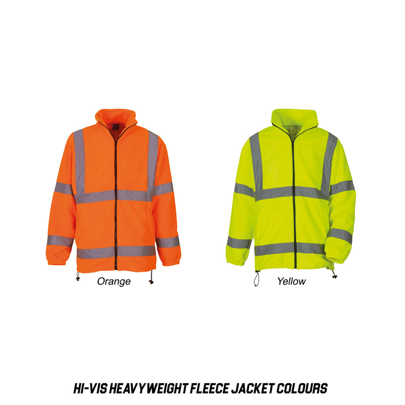 10 Hi-Vis Heavyweight Fleece Jackets