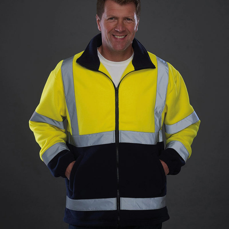 10 Hi-Vis Heavyweight Fleece Jackets