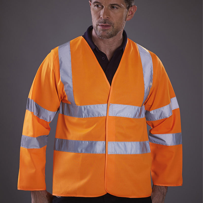 10 Hi-Vis Long Sleeve Vests