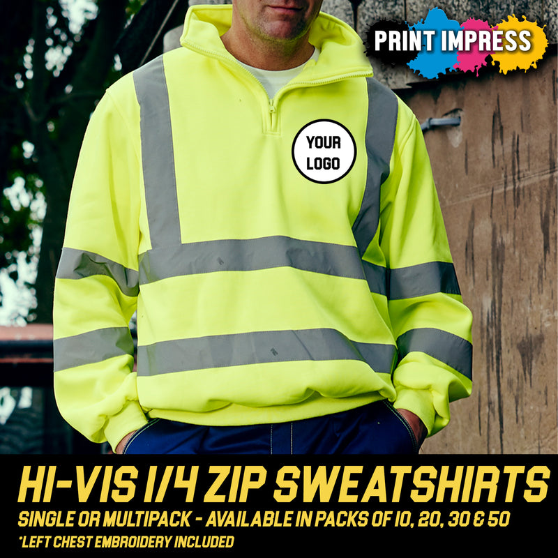 Hi-Vis 1/4 Zip Sweatshirt