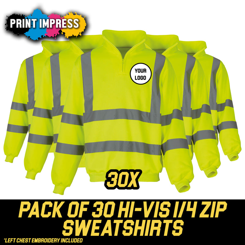 Hi-Vis 1/4 Zip Sweatshirt