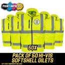 Hi-Vis Softshell Gilet