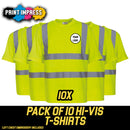 10 Hi-Vis T-Shirts