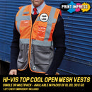 Hi-Vis Top Cool Open Mesh Vest