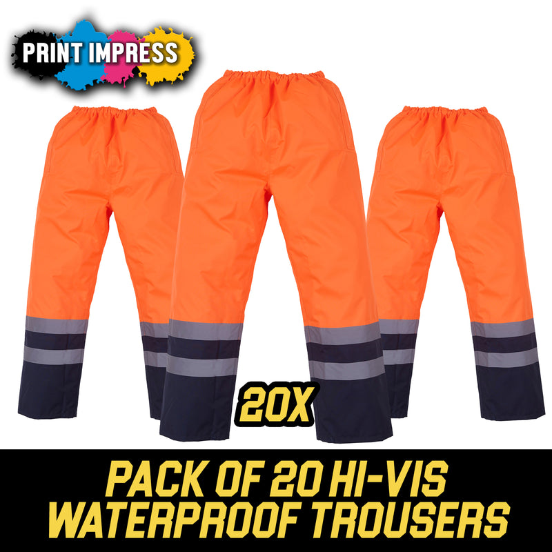 Hi-Vis Waterproof Trousers