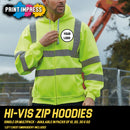 Hi-Vis Zip Hoodie