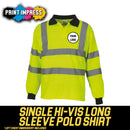 Hi-Vis Long Sleeve Polo Shirt