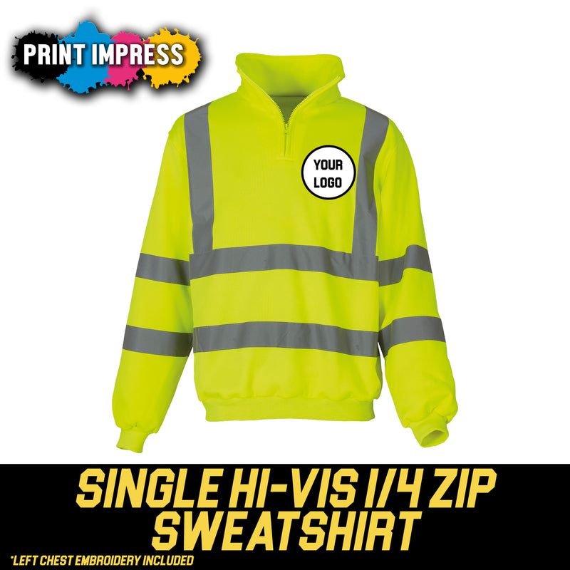 Hi-Vis 1/4 Zip Sweatshirt