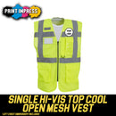 Hi-Vis Top Cool Open Mesh Vest