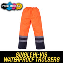 Hi-Vis Waterproof Trousers