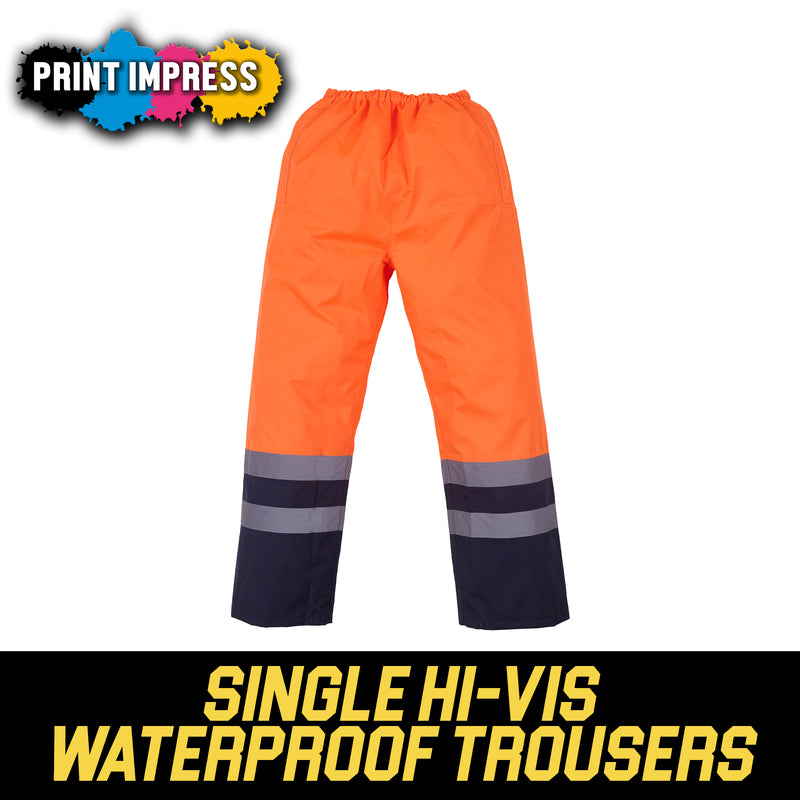 Hi-Vis Waterproof Trousers