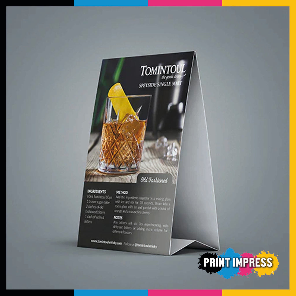 a5 tent card A5 Tent Card